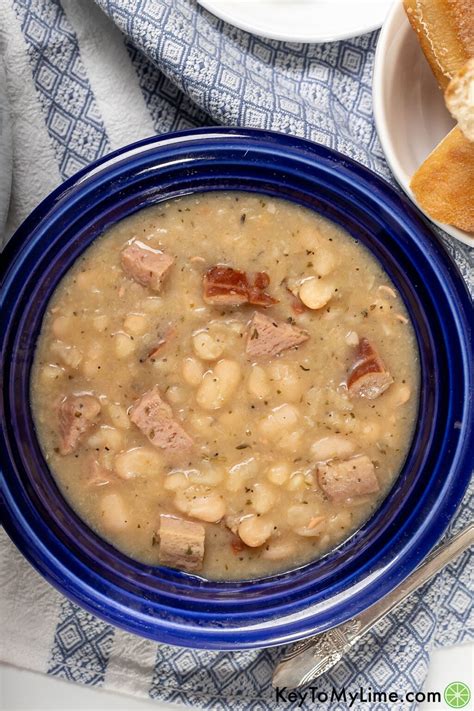 Creamy Great Northern Beans Recipe with Ham {Stovetop Recipe VIDEO ...