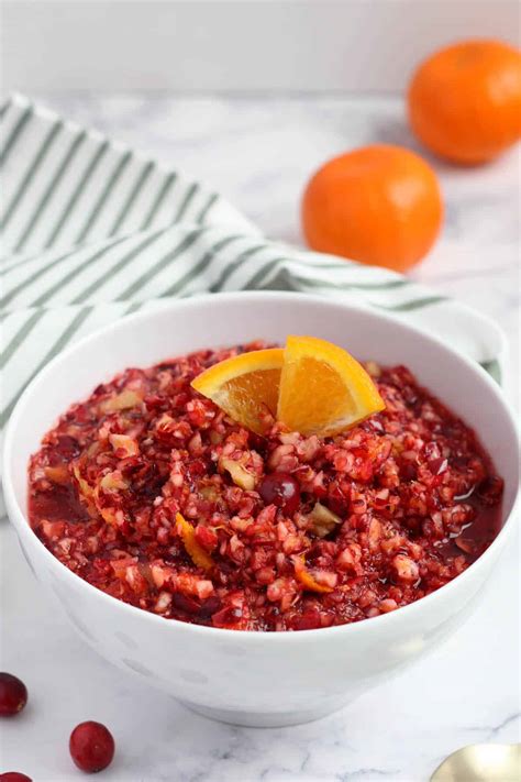 Easy Cranberry Orange Relish Cranberry Orange Relish