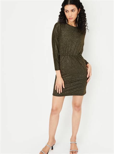 Buy ALAYA F x URB_N Women Shimmer Sheath Dress Online at just Rs. 1699. ...