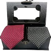 Buy Luxeis Men Premium cotton silk Neck Tie and Pocket Square with ...