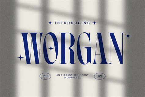 Worgan Elegant Serif Font Typeface, a Serif Font by Graphicxell in 2025 | Serif fonts, Elegant ...