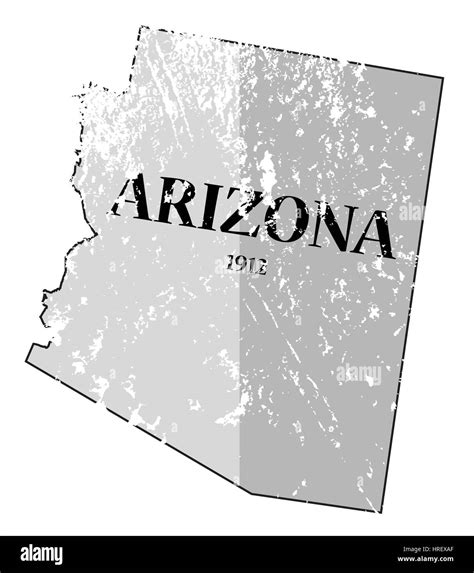 Old Map Of Arizona High Resolution Stock Photography and Images - Alamy