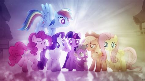 Mlp Background Ponies Wallpaper