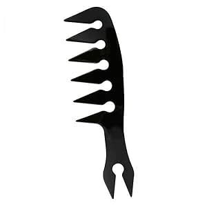 Meadawgs® 2xHairstyling Hair Pick Combs for Men's Retro Oil Head Forked ...