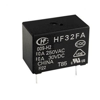 Hongfa 9V 10A DC HF32FA-G/009-H2 4 Pin SPST Miniature Power Relay buy ...