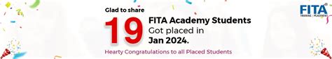 FITA Academy Placed Students List | FITA Academy