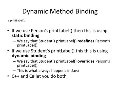 Image result for Dynamic Method Binding Java