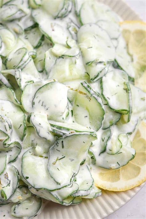 Creamy Greek Cucumber Salad With Yogurt - Real Greek Recipes