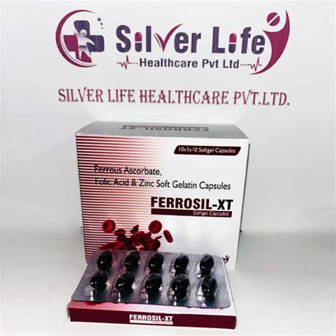 Ferrosil-XT Softgel Capsules Silver Life Healthcare Pvt. Ltd.