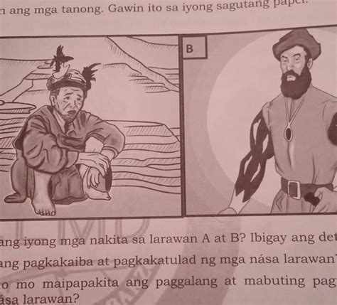 gawain sa pag katuto bilang 1: sagutin abg mga larawan sa ibaiba at ...
