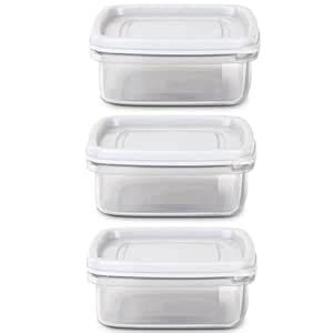 Buy Nayasa Easy Containers 12, 650 ML 3Pcs Set Organize and Elevate ...