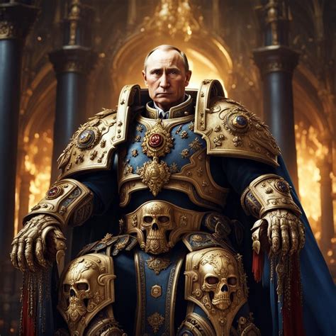 WH 40K Vladimir Putin as the God Emperor of Mankind from warhammer 40 ...