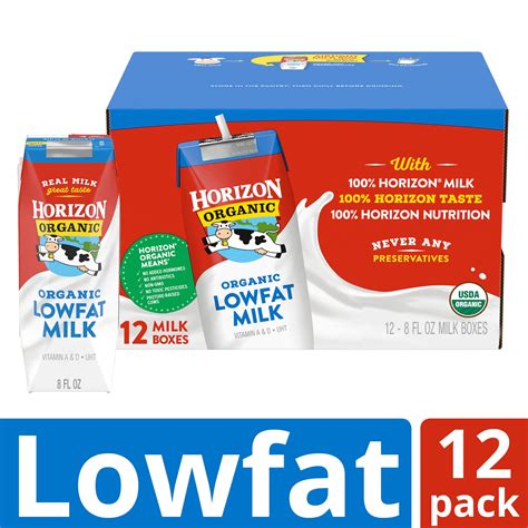 Horizon Organic 1% Lowfat UHT Milk - 12 Pack Chile | Ubuy