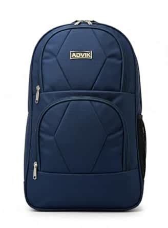Buy Navy Blue Laptop Backpack, Quilted Design, Multi-Compartment at ...