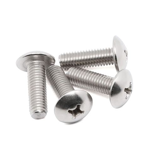 Phillips Drive Truss Head Machine Screws Stainless Steel Full Thread ...
