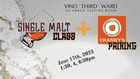 Single Malt Whisky Meets Donut, Vino Third Ward - Wine Bar & Store ...