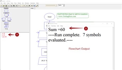 Image result for How to Add Two Numbers Using Raptor