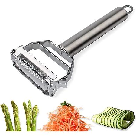 Buy YOOBES INDIA Stainless Steel Julienne Peeler Multi-Function Fruit ...