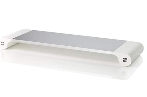 ELEXIQ Space Bar for iMac, Aluminum Laptop PC Monitor Stand Riser Desk ...