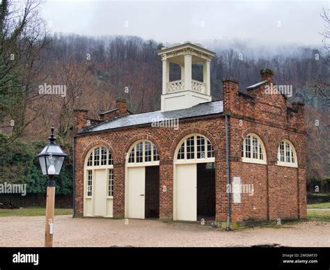 Exterior angle of John Brown's Fort and armory in Harpers Ferry, WV, on ...