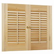Image result for Lowe's Wood Shutters Interior