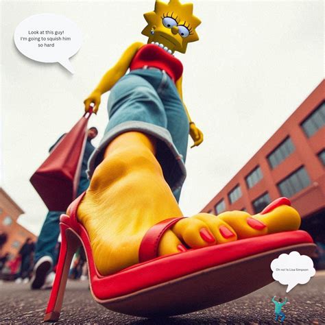Lisa Simpson Giantess by AIGiantessCrush on DeviantArt