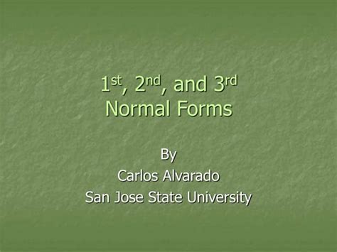 What Is Normalization 1NF 2NF 3NF 的图像结果