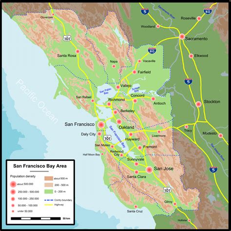 Population Map San Francisco - MapSof.net