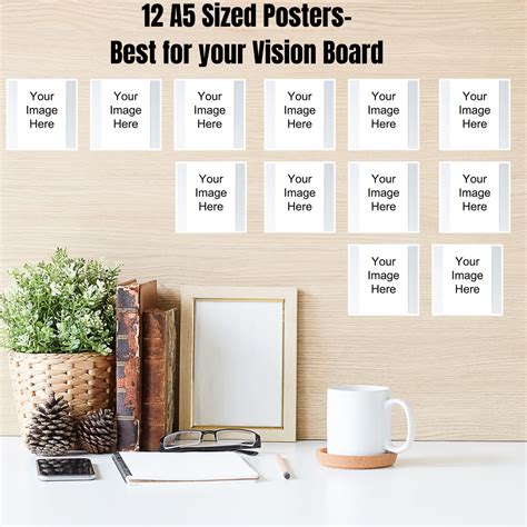 Personalized 12 A5 Posters For Vision Board 2026| Vision Board 2026 Co ...