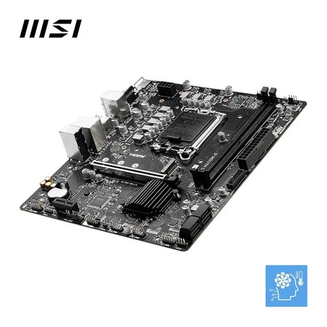 MSI PRO H610M-E Motherboard, Micro-ATX - Supports 14th/13th/12th Gen ...