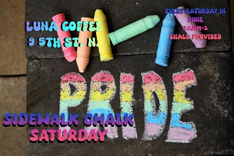 Sidewalk Chalk Saturdays, 9 Fifth Street North, Great Falls, MT, 14 ...