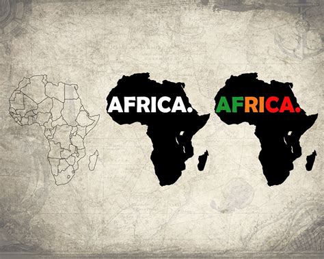 African Map Vector 的图像结果