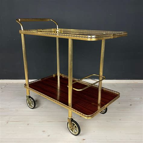 Vintage Serving Bar Cart, Italy, 1970s at 1stDibs
