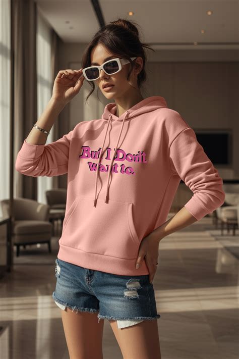 But I Don't Pink Regular Fit Printed Hoodie – Juneberry