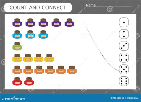 The Task is To Go through a Maze of Numbers from 1 To 10. Educational ...