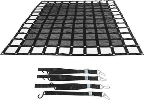 netuera Cargo Net, Heavy Duty Cargo Net with S-Hook Fittings, Adjustable Trailer Cargo Net ...