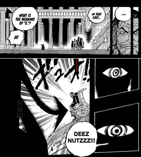 The meaning of “D” (ch. 1085 spoilers) : r/MemePiece