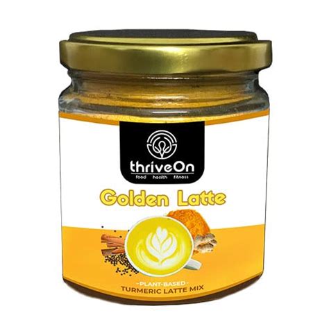 ThriveOn Turmeric Golden Latte (100gm) - Plant Based | Golden Milk ...