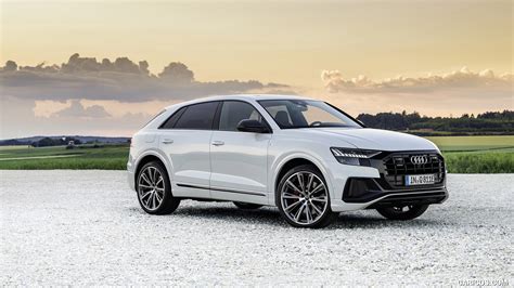 2021 Audi Q8 TFSI e Plug-In Hybrid (Color: Glacier White) - Front Three-Quarter | HD Wallpaper #20