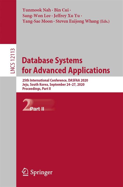 Buy Database Systems for Advanced Applications: 25th International ...