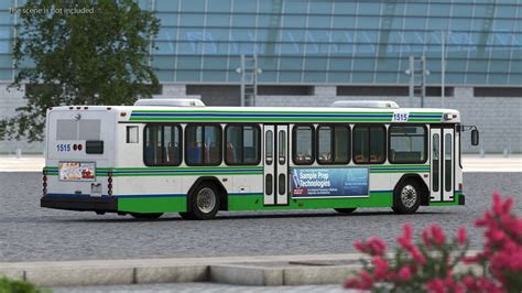 Gillig Low Floor Advantage Bus Simple Interior 3D Model $99 - .3ds ...