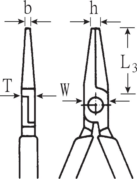 Stahlwille VDE-Flachrundzange m.Schneide L.200mm Kopf verchromt | 30. ...