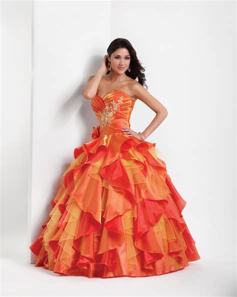 Buy red and orange dress - In stock