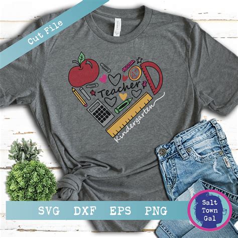 Excited to share this item from my #etsy shop: Teacher Heart Svg ...