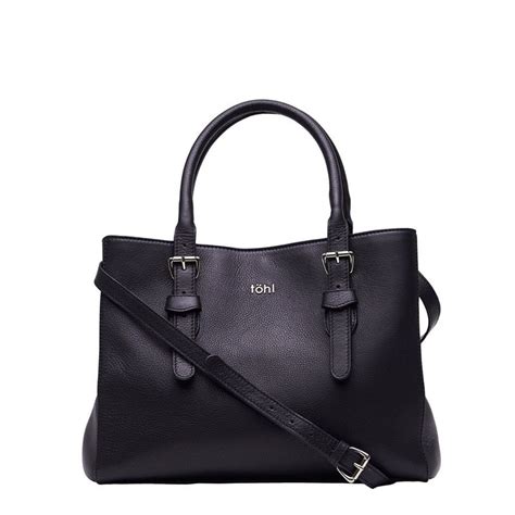 Buy tohl Coleman Womens Hand Bag - Charcoal Black Online