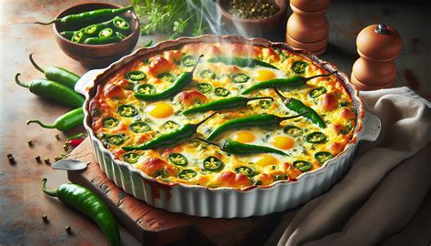 Green Chili Egg Bake Casserole | Daily Dish