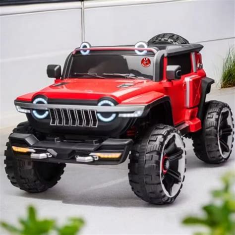 JN Creations Kids Ride on 4X4 Heavy Duty Jumbo Jeep WN-1166 (RED ...