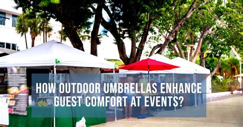 Enhance Guest Comfort with Outdoor Umbrellas at Events - Mr India Umbrellas
