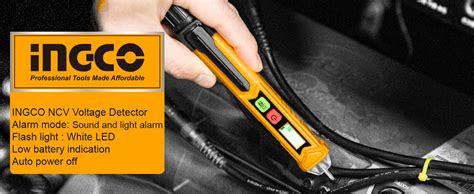 INGCO AC Voltage Detector, Non-Contact Voltage Tester, 12-1000V AC ...