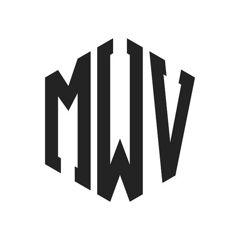 Design du logo MWV Lettres initiales Monogramme MWV Logo en utilisant ...